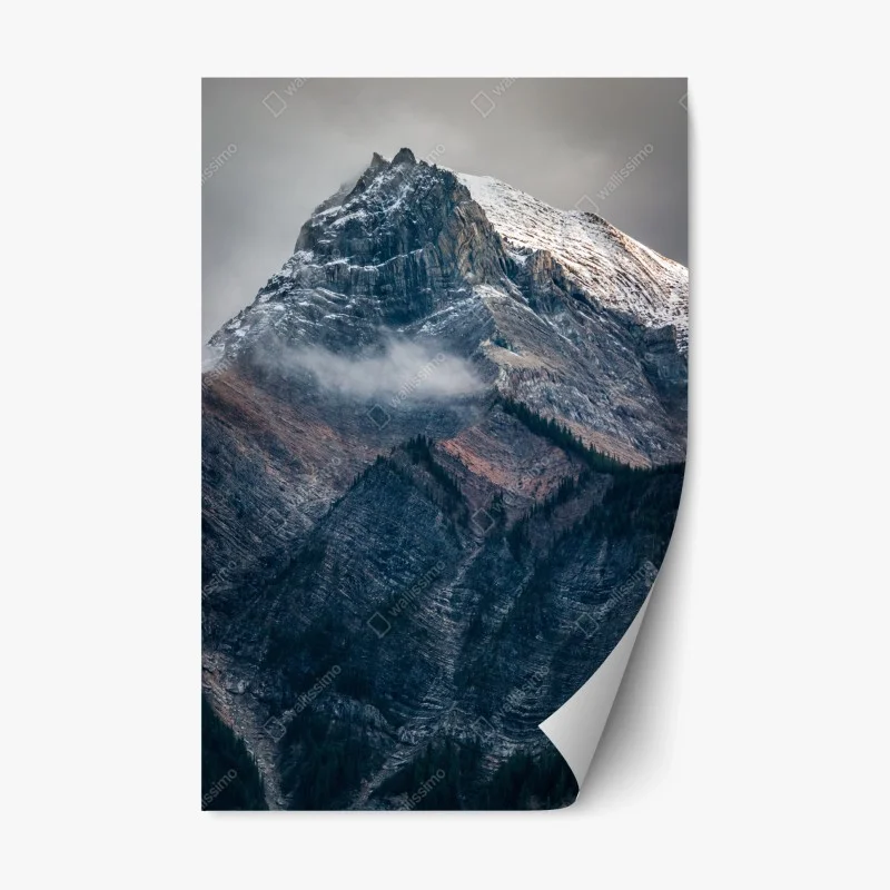 Sticker repositionnable sommet alpin dans la brume – Wallnifity® Sticker repositionnable sommet alpin dans la brume – Wallnifity®