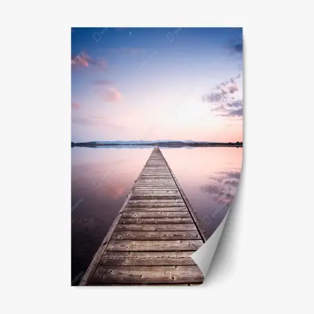 Sticker repositionnable passerelle vers le crépuscule – Wallnifity®