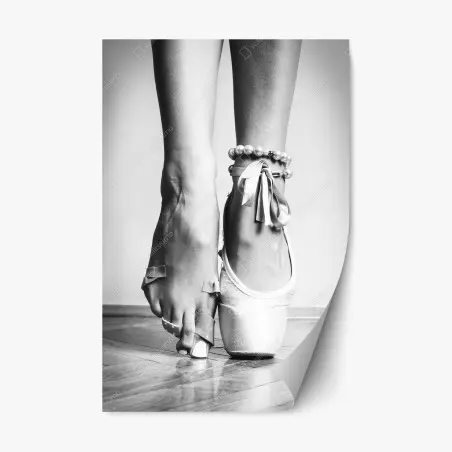 Sticker repositionnable élégance en pointe noir et blanc – Wallnifity®