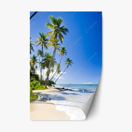 Sticker repositionnable rêve tropical au bord de la mer – Wallnifity®