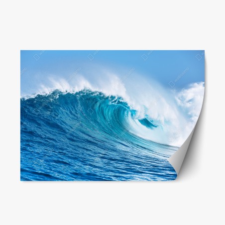 Sticker repositionnable vague puissante et lumineuse – Wallnifity®