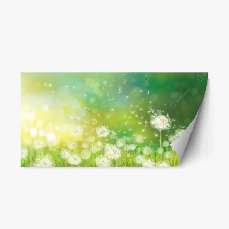 Sticker repositionnable rêverie de pissenlits printaniers – Wallnifity®