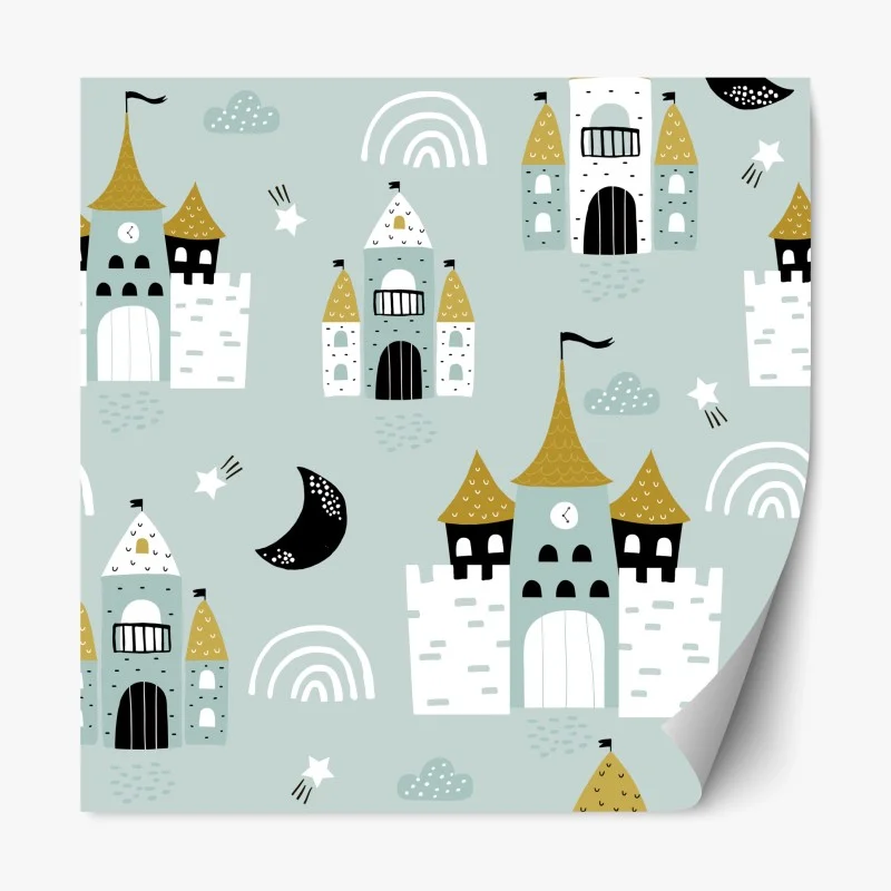 Sticker repositionnable motif château féerique pour chambre d'enfant – Wallnifity® Sticker repositionnable motif château féerique pour chambre d'enfant – Wallnifity®