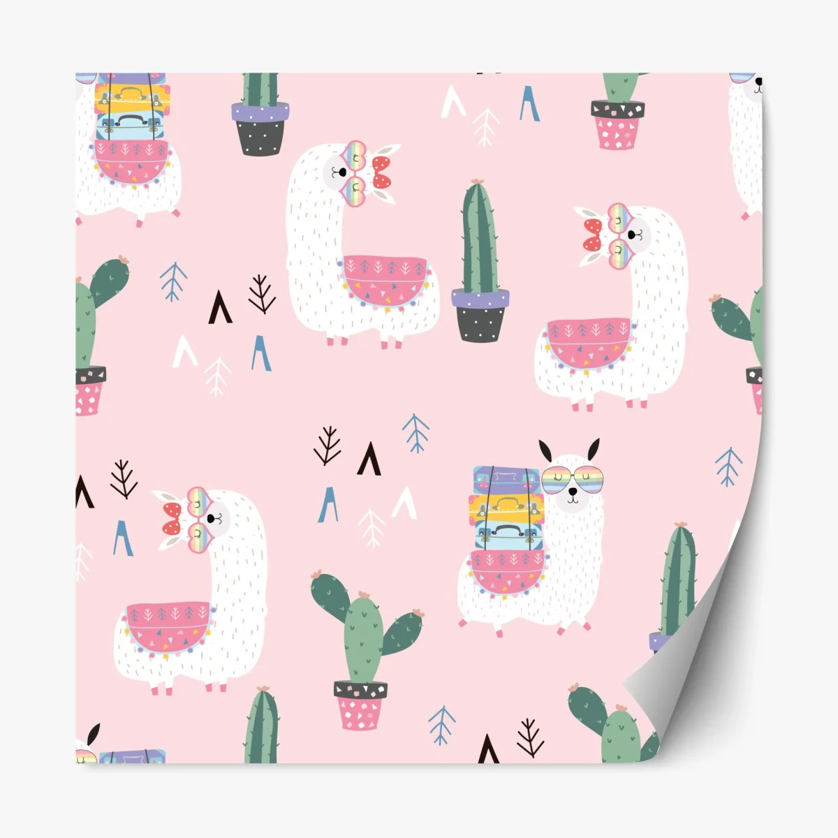 Sticker repositionnable motif de lamas pastel pour chambre d'enfant – Wallnifity® Sticker repositionnable motif de lamas pastel pour chambre d'enfant – Wallnifity®