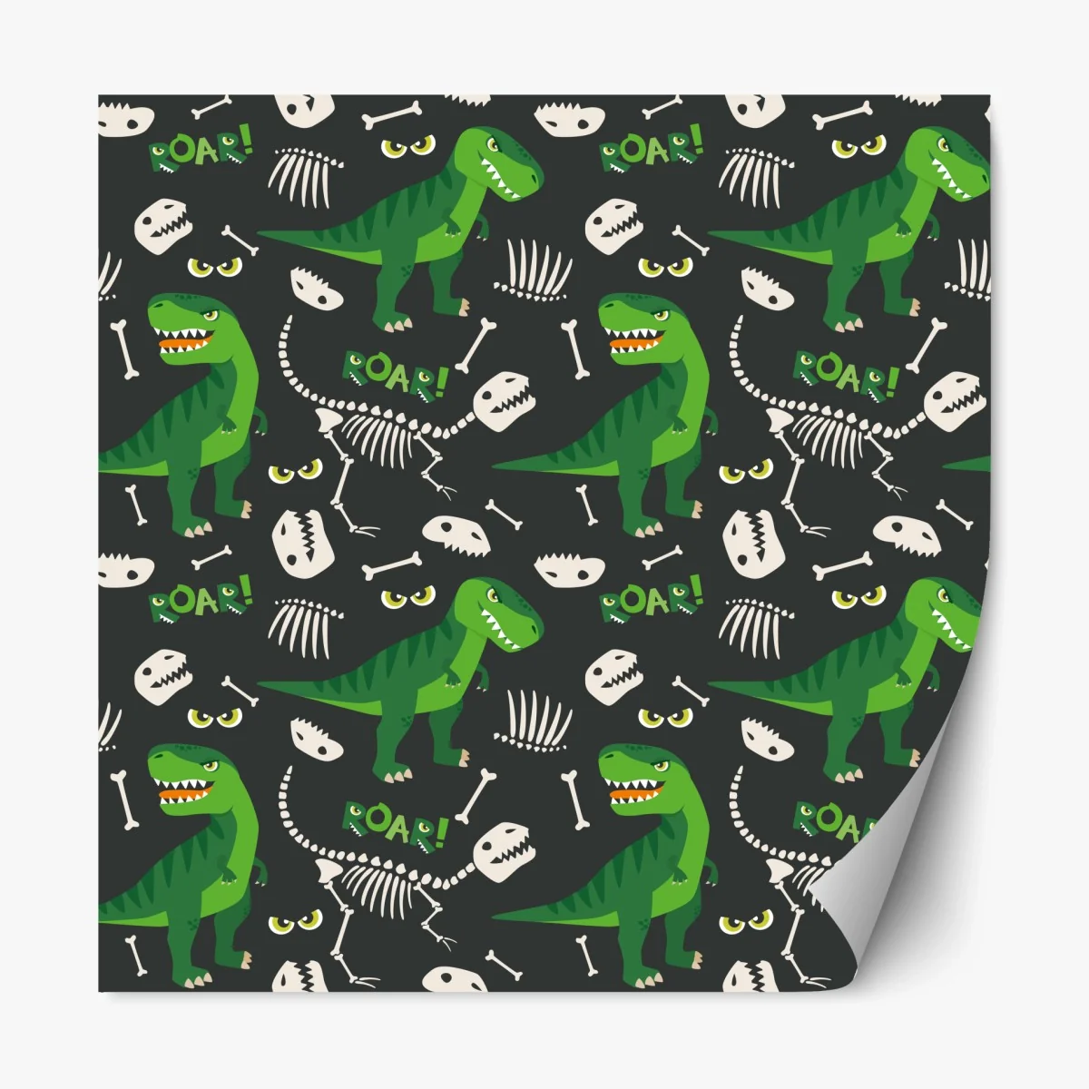 Sticker repositionnable motif dinosaures tyrannosaures verts pour chambre d'enfant – Wallnifity® Sticker repositionnable motif dinosaures tyrannosaures verts pour chambre d'enfant – Wallnifity®