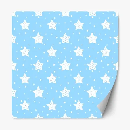 Sticker repositionnable étoiles douces pour chambre d'enfant – Wallnifity®