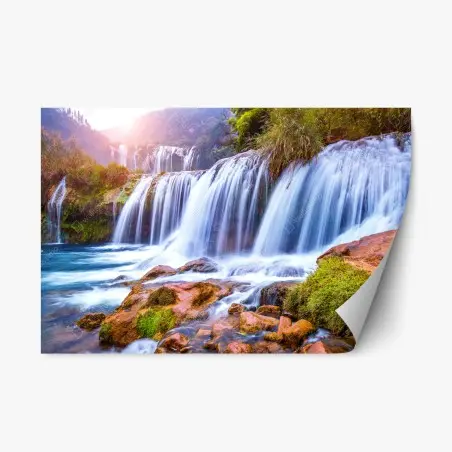 Sticker repositionnable cascade de Jiulong à Luoping – Wallnifity®