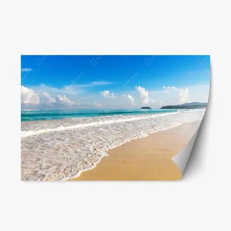 Sticker repositionnable paysage marin apaisant de Karon, Phuket, Thaïlande – Wallnifity®
