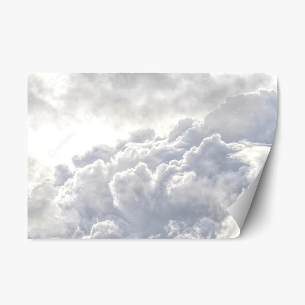 Sticker repositionnable paysage céleste de nuages cotonneux – Wallnifity® Sticker repositionnable paysage céleste de nuages cotonneux – Wallnifity®