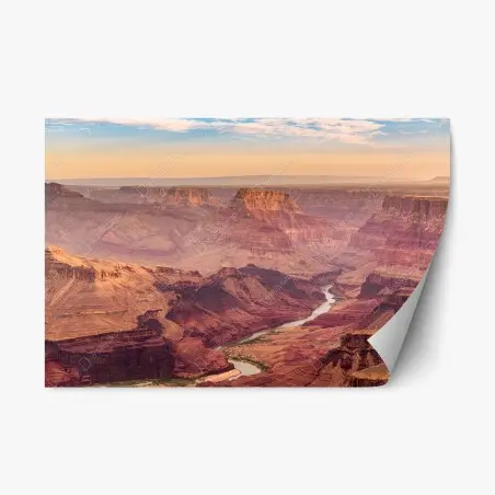 Sticker repositionnable vue grandiose du Grand Canyon au coucher du soleil – Wallnifity®