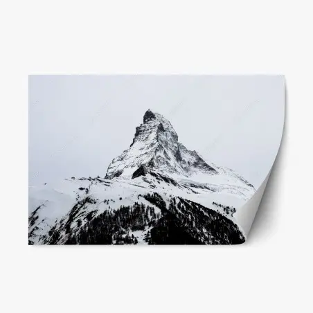 Sticker repositionnable sommet majestueux enneigé – Wallnifity®