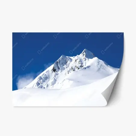Sticker repositionnable cime alpine immaculée – Wallnifity®
