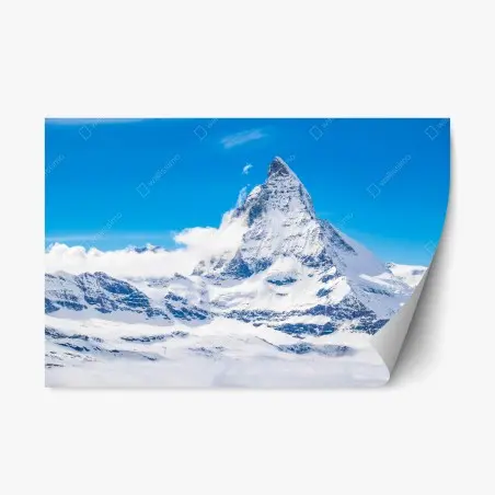 Sticker repositionnable Cervin majestueux au-dessus des nuages – Wallnifity®