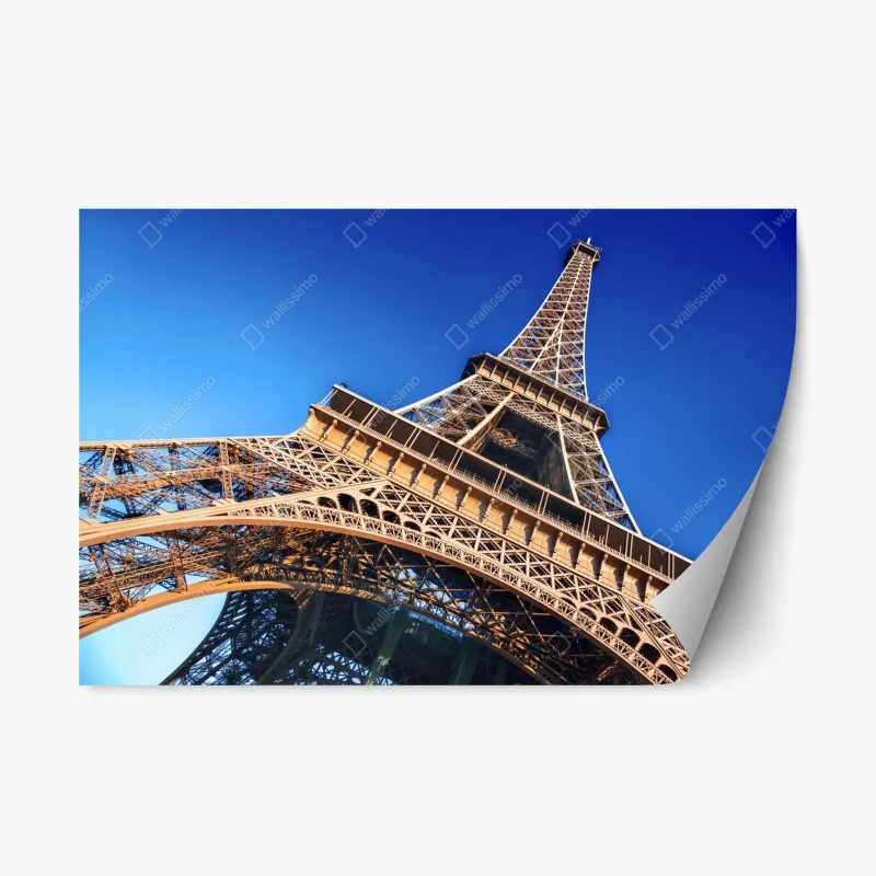 Sticker repositionnable perspective dramatique de la Tour Eiffel – Wallnifity®