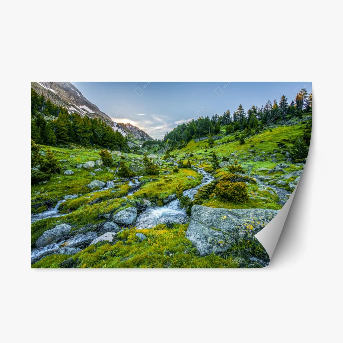 Sticker repositionnable paysage serein des Pyrénées du parc national Posets y Maladeta – Wallnifity® Sticker repositionnable paysage serein des Pyrénées du parc national Posets y Maladeta – Wallnifity®