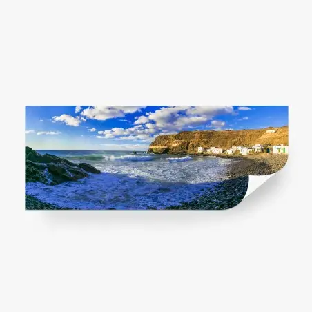Papier peint Puertito de los Molinos, baie de galets à Fuerteventura – Wallnifity®