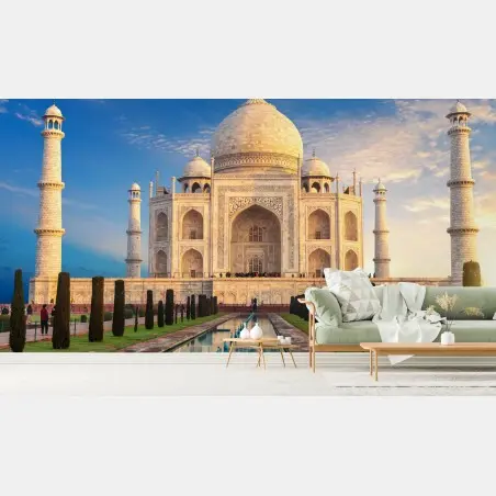 Papier peint splendeur matinale du Taj Mahal – Wallnifity®