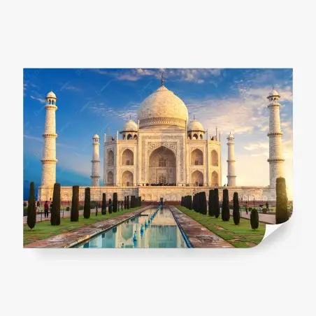 Papier peint splendeur matinale du Taj Mahal – Wallnifity®