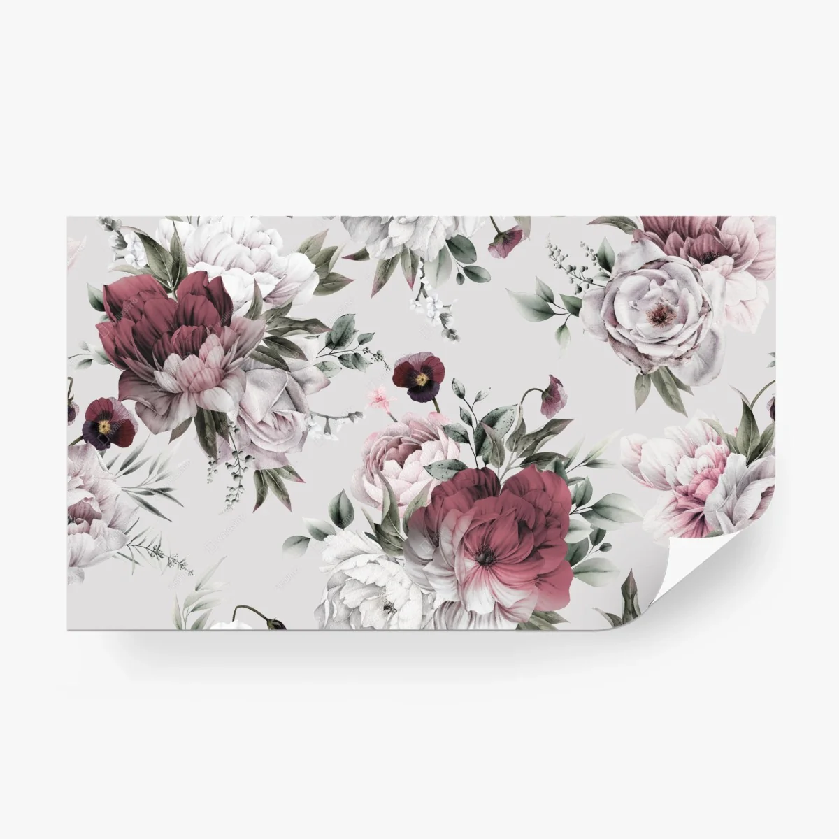 Papier peint pivoines aquarelle sur fond estival – Wallnifity® Papier peint pivoines aquarelle sur fond estival – Wallnifity®