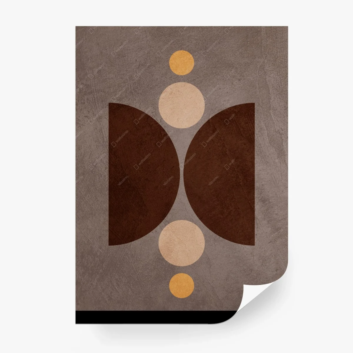 Papier peint composition géométrique aux tons terreux – Wallnifity® Papier peint composition géométrique aux tons terreux – Wallnifity®