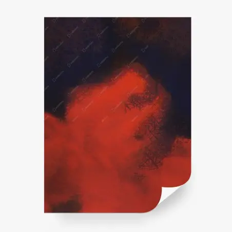 Papier peint émotion rouge abstraction contemporaine – Wallnifity®