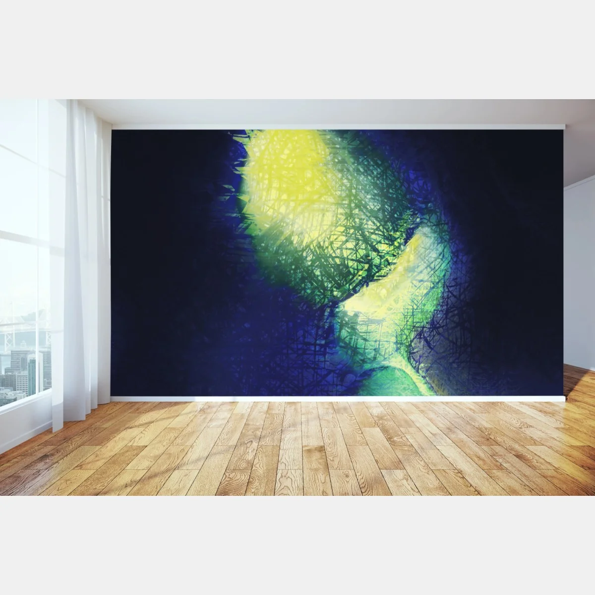 Papier peint abstraction lumineuse organique – Wallnifity® Papier peint abstraction lumineuse organique – Wallnifity®