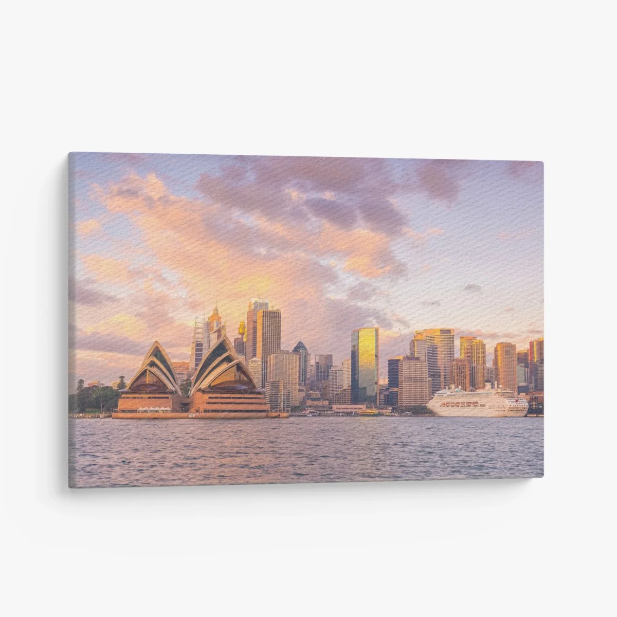 Tableau sur toile coucher de soleil sur Sydney et l'opéra – Wallnifity® Tableau sur toile coucher de soleil sur Sydney et l'opéra – Wallnifity®