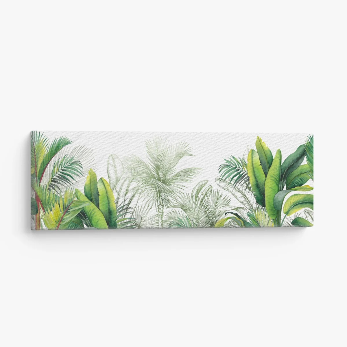 Tableau sur toile feuillage tropical en aquarelle – Wallnifity® Tableau sur toile feuillage tropical en aquarelle – Wallnifity®