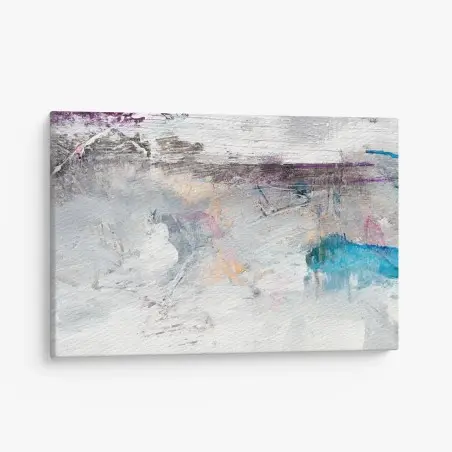 Tableau sur toile horizon abstrait aux tons pastels – Wallnifity®