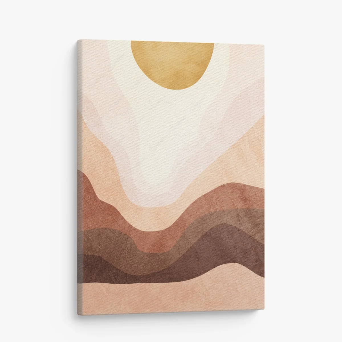 Tableau sur toile paysage abstrait aux tons terre et soleil doré – Wallnifity® Tableau sur toile paysage abstrait aux tons terre et soleil doré – Wallnifity®