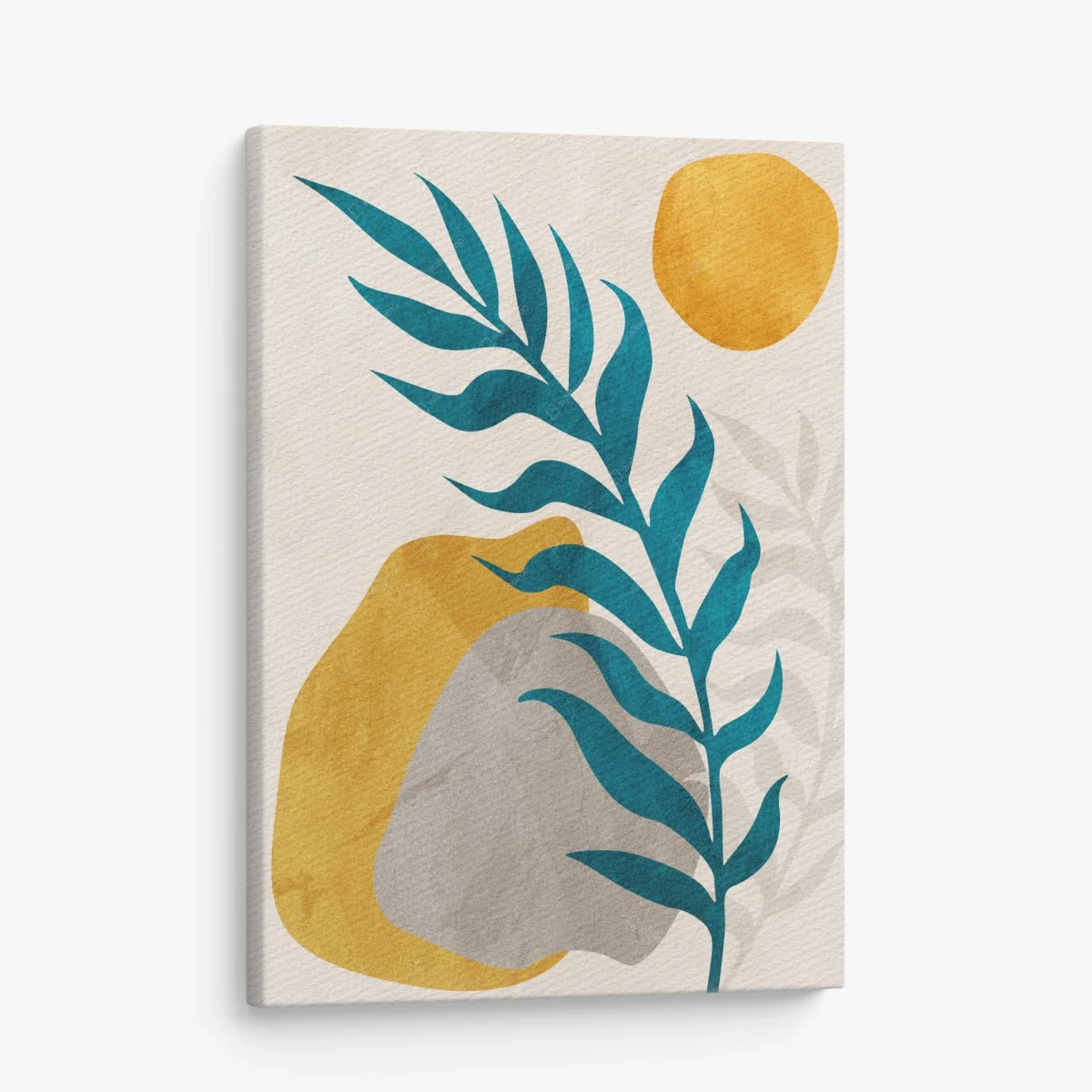 Tableau sur toile composition botanique minimaliste aux formes organiques – Wallnifity® Tableau sur toile composition botanique minimaliste aux formes organiques – Wallnifity®