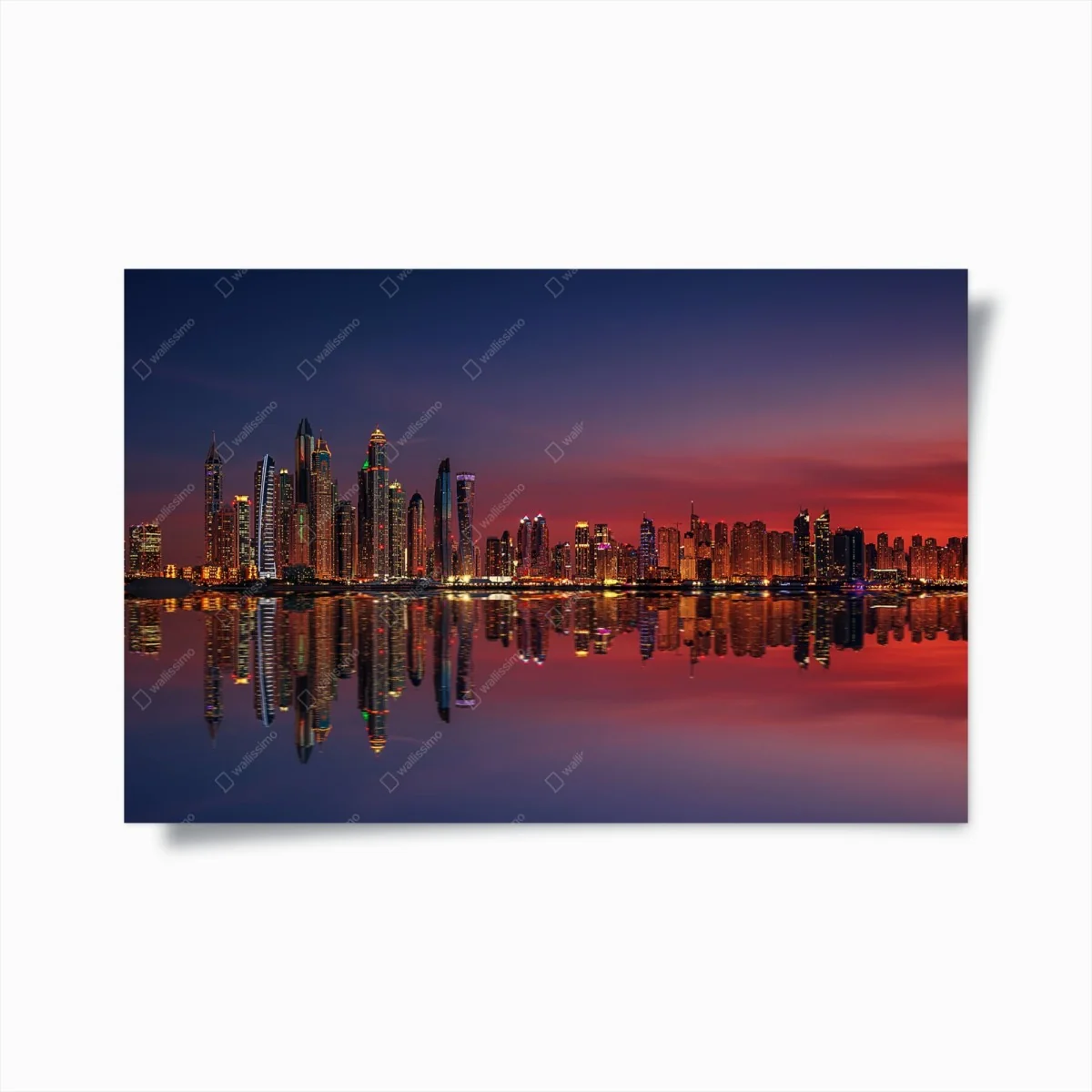 Poster horizon urbain au crépuscule – Wallnifity® Poster horizon urbain au crépuscule – Wallnifity®