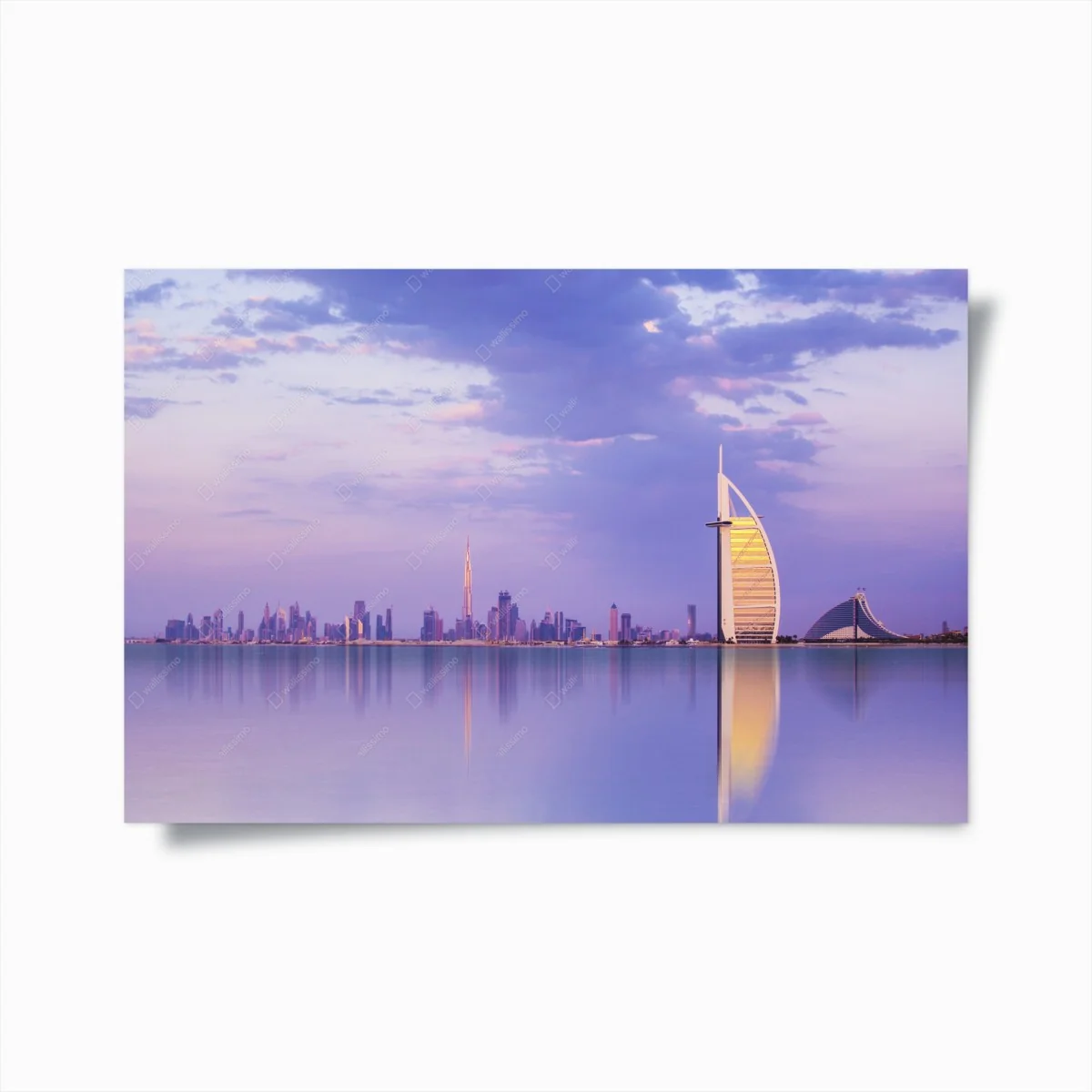 Poster coucher de soleil sur la skyline de Dubaï – Wallnifity® Poster coucher de soleil sur la skyline de Dubaï – Wallnifity®