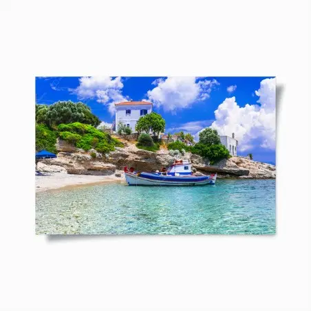 Poster havre méditerranéen à Samos – Wallnifity®