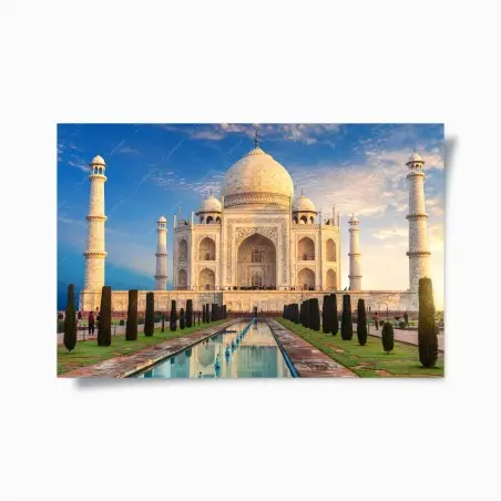Poster splendeur matinale du Taj Mahal – Wallnifity®