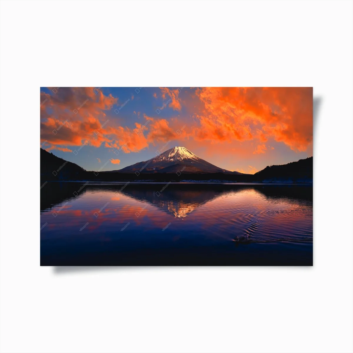 Poster coucher de soleil sur le Mont Fuji – Wallnifity® Poster coucher de soleil sur le Mont Fuji – Wallnifity®