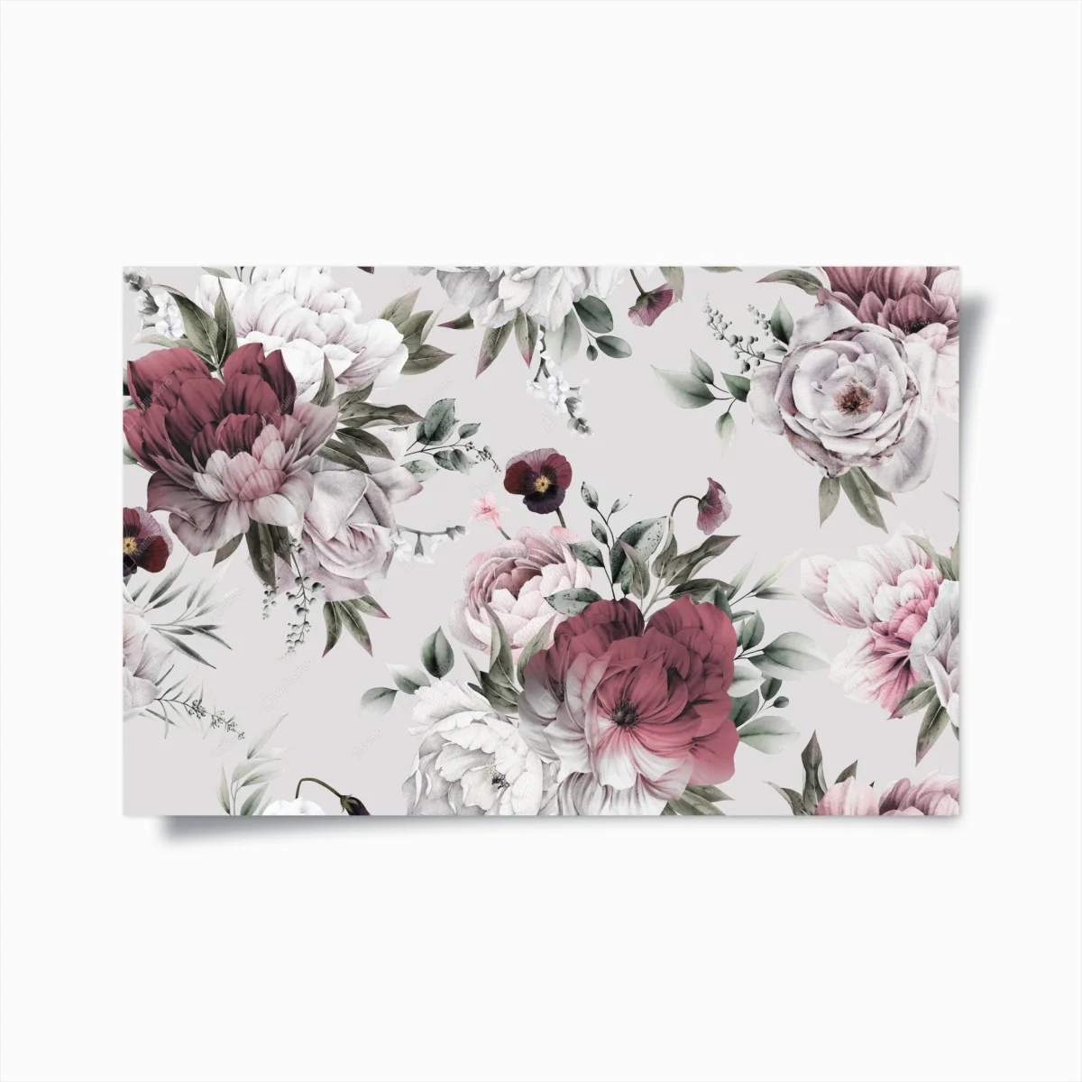 Poster pivoines aquarelle sur fond estival – Wallnifity® Poster pivoines aquarelle sur fond estival – Wallnifity®