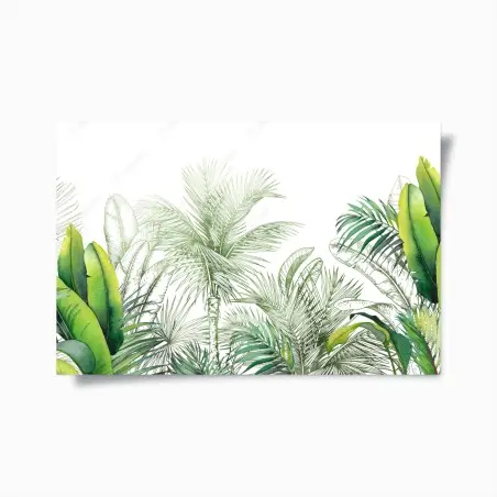 Poster feuillage tropical en aquarelle – Wallnifity®
