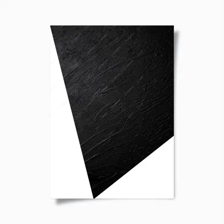Poster motif texturé noir minimaliste – Wallnifity®