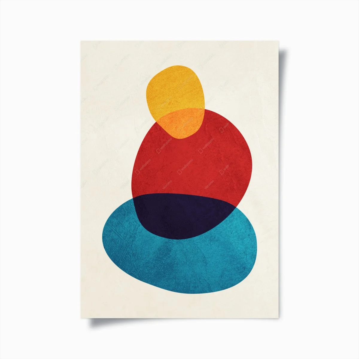 Poster composition abstraite en formes organiques et couleurs vives – Wallnifity® Poster composition abstraite en formes organiques et couleurs vives – Wallnifity®