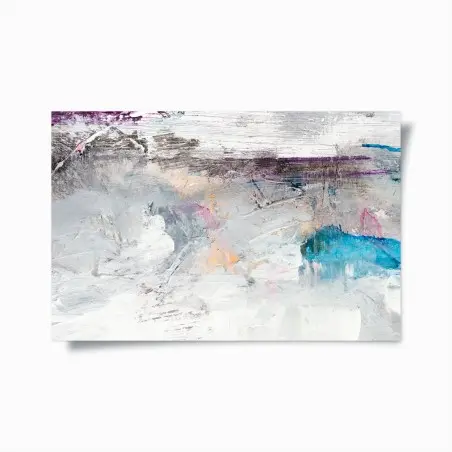 Poster horizon abstrait aux tons pastels – Wallnifity®