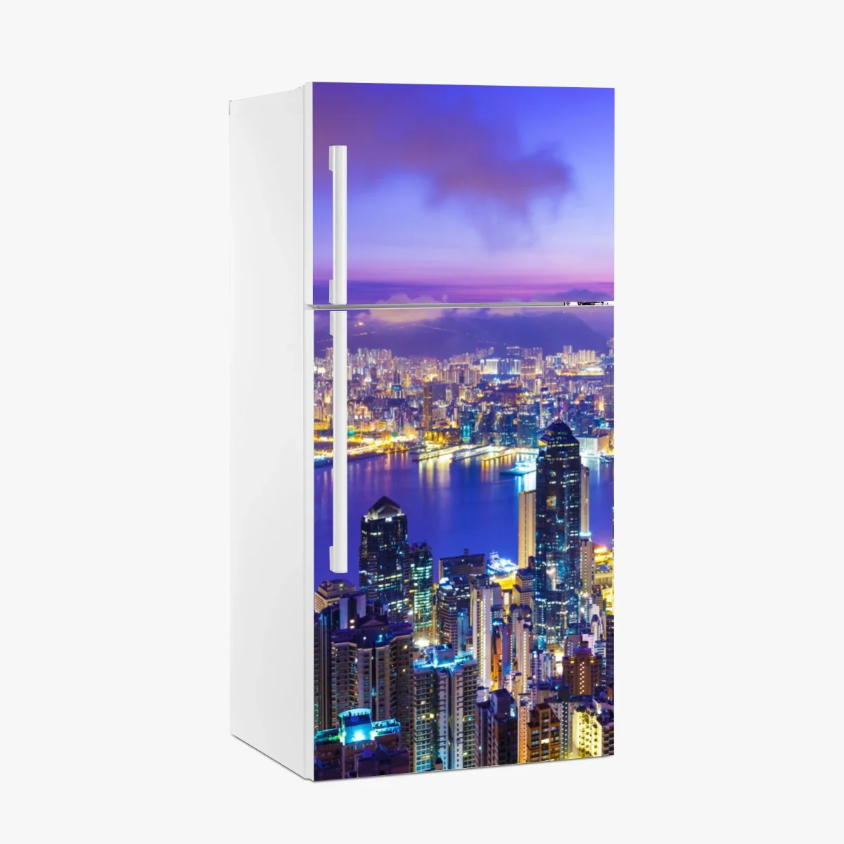 Sticker pour réfrigérateur aube lumineuse sur Hong Kong – Wallnifity® Sticker pour réfrigérateur aube lumineuse sur Hong Kong – Wallnifity®