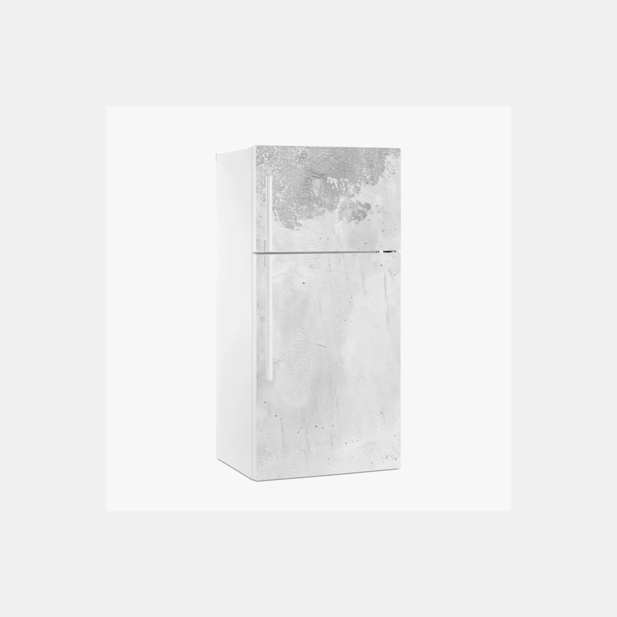 Sticker pour réfrigérateur texture murale en ciment blanc patiné – Wallnifity® Sticker pour réfrigérateur texture murale en ciment blanc patiné – Wallnifity®