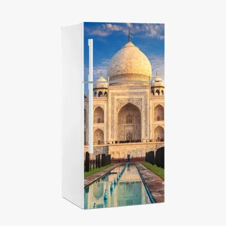 Sticker pour réfrigérateur splendeur matinale du Taj Mahal – Wallnifity®