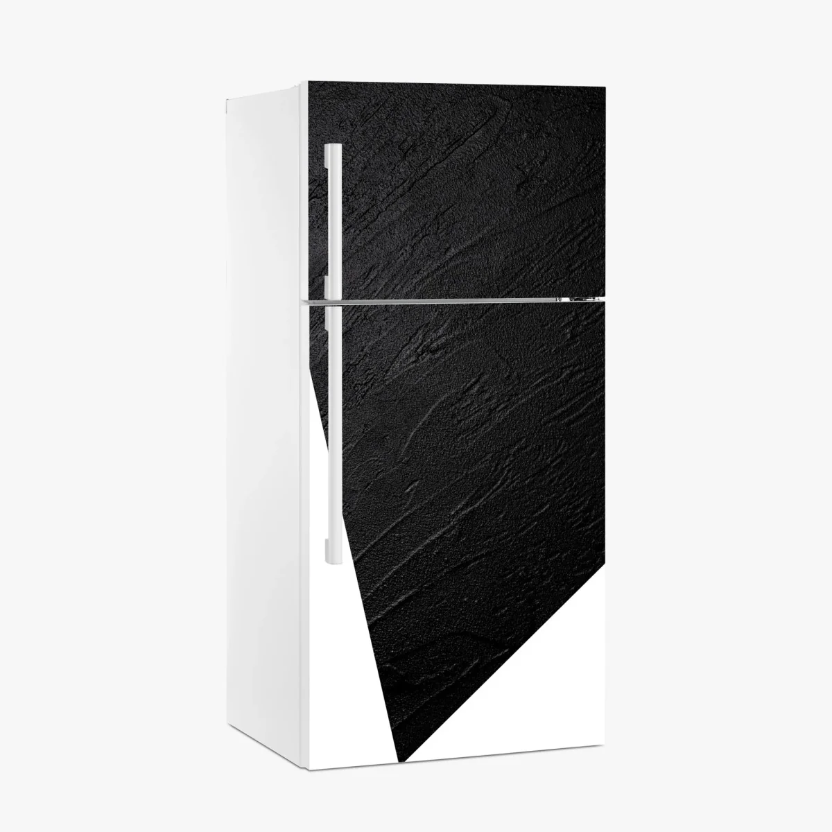 Sticker pour réfrigérateur motif texturé noir minimaliste – Wallnifity® Sticker pour réfrigérateur motif texturé noir minimaliste – Wallnifity®