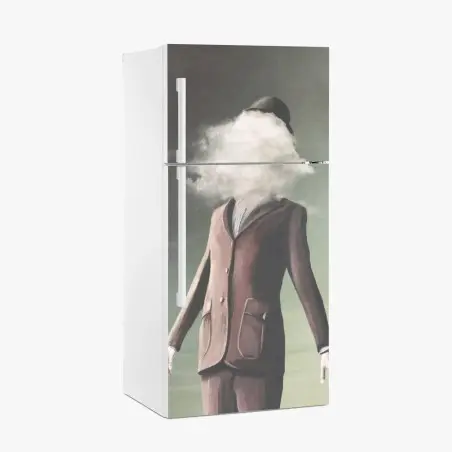 Sticker pour réfrigérateur homme au visage de nuage – Wallnifity®