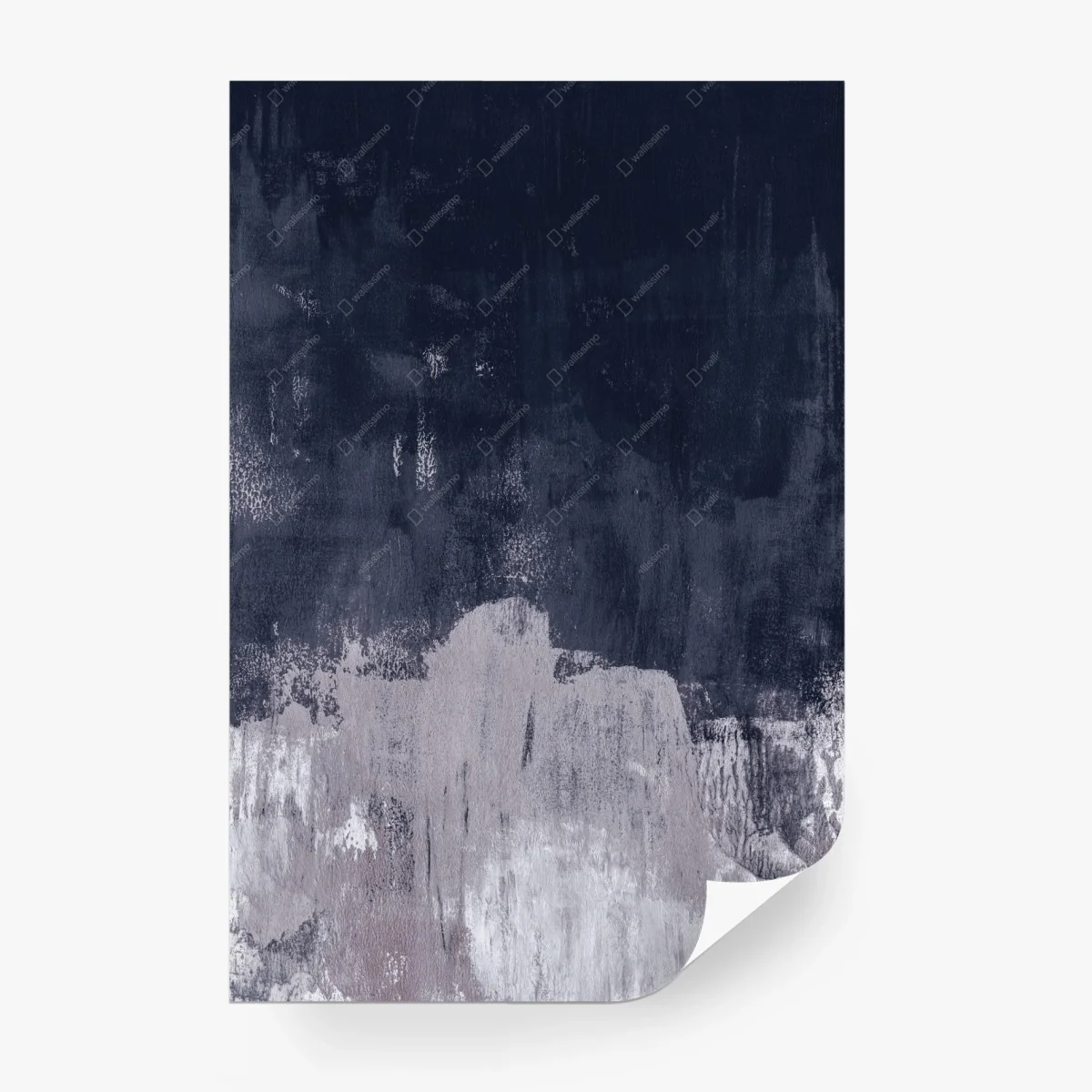 Papier peint abstraction texturée bleu marine et gris – Wallnifity® Papier peint abstraction texturée bleu marine et gris – Wallnifity®