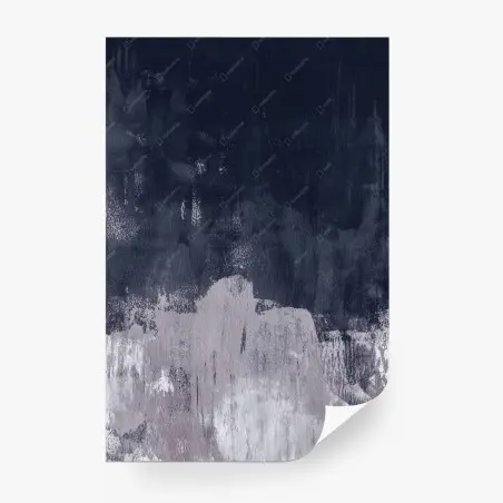 Papier peint abstraction texturée bleu marine et gris – Wallnifity®