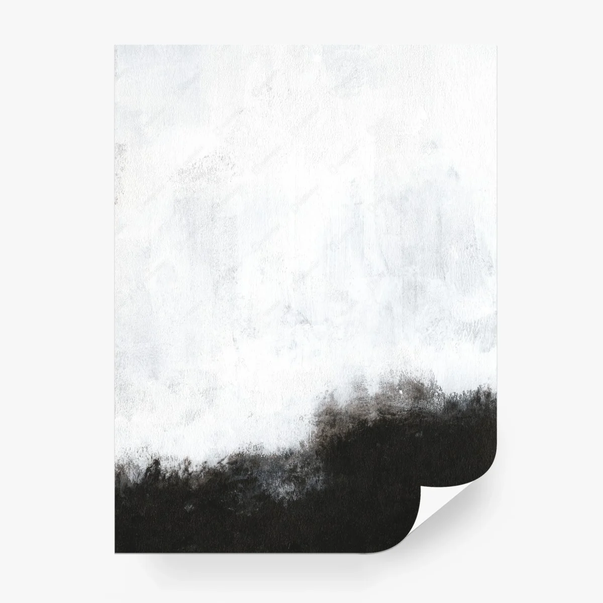 Papier peint horizon monochrome encre – Wallnifity® Papier peint horizon monochrome encre – Wallnifity®