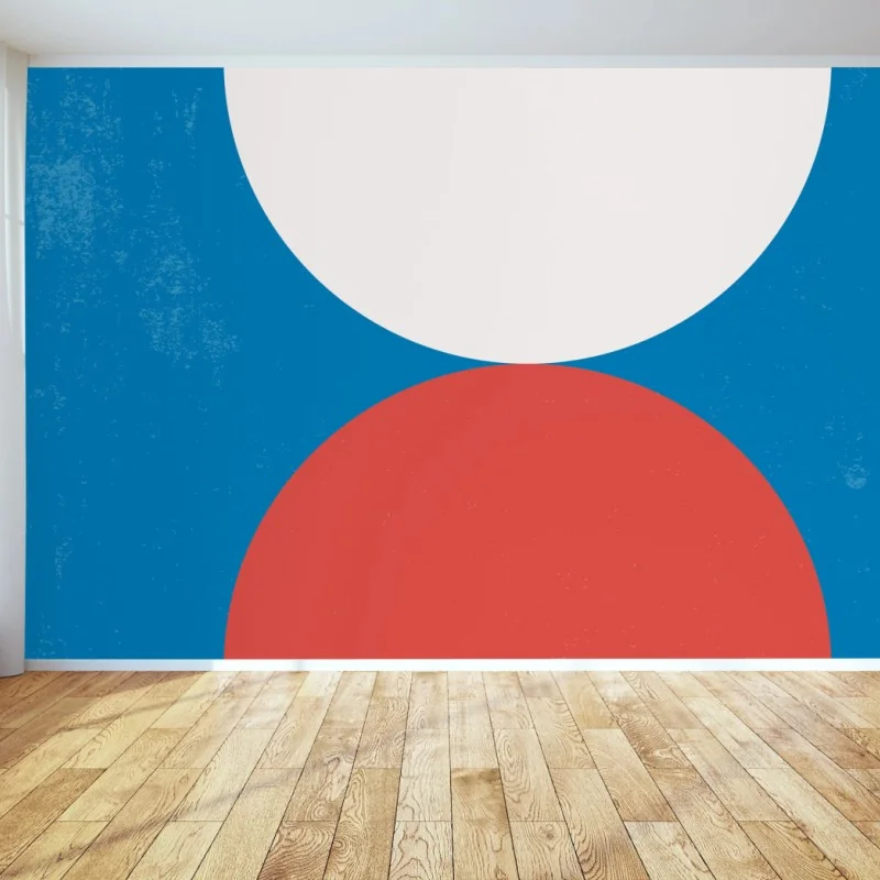 Papier peint composition géométrique aux couleurs vives – Wallnifity® Papier peint composition géométrique aux couleurs vives – Wallnifity®